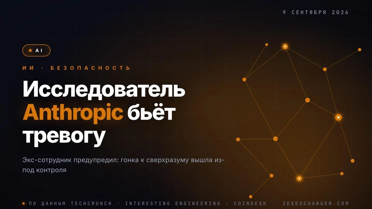 Он ушёл из Anthropic и предупредил, что ИИ может убить всех