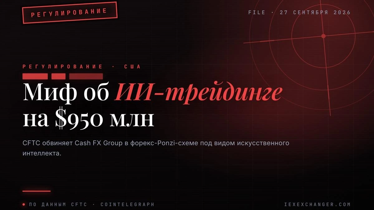 Cash FX собрала $950 млн под видом ИИ-трейдинга, которого не было