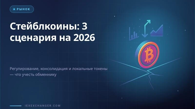 Stablecoins in 2026: Three Scenarios for Exchangers
