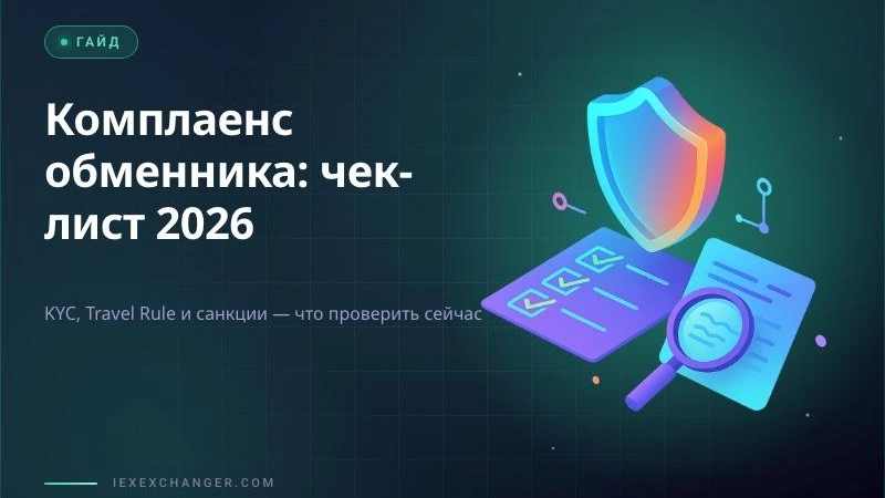 Чек-лист комплаенса обменника на 2026 год