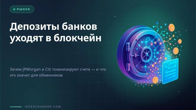 Токенизированные депозиты банков: что это значит для обменников