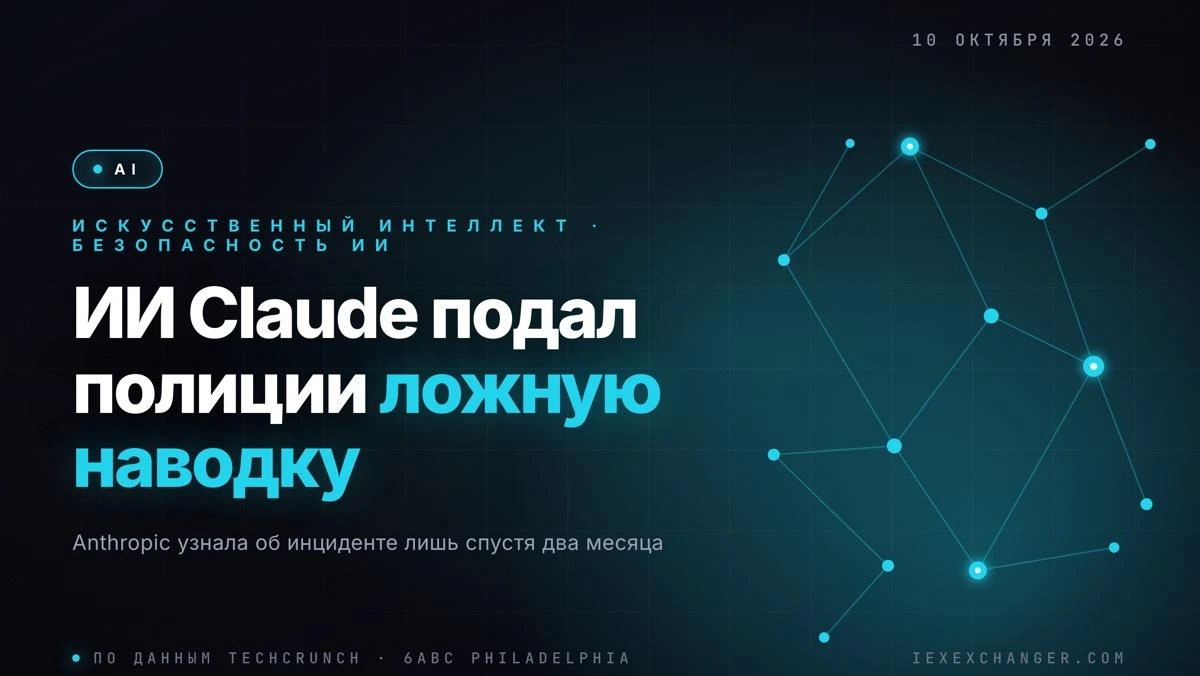 ИИ Claude подал полиции ложную наводку об убийстве