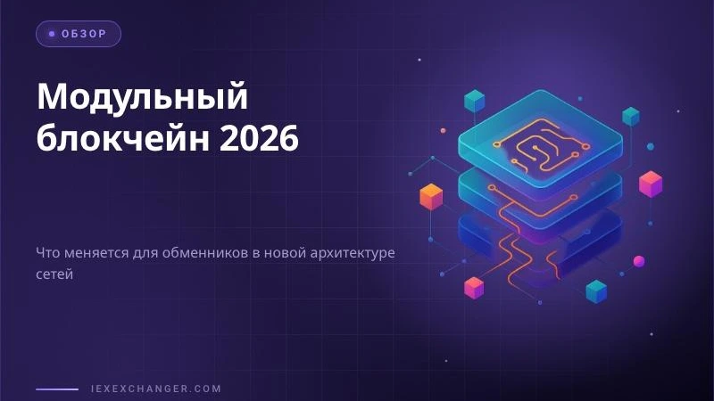Модульные блокчейны в 2026: что это значит для обменников