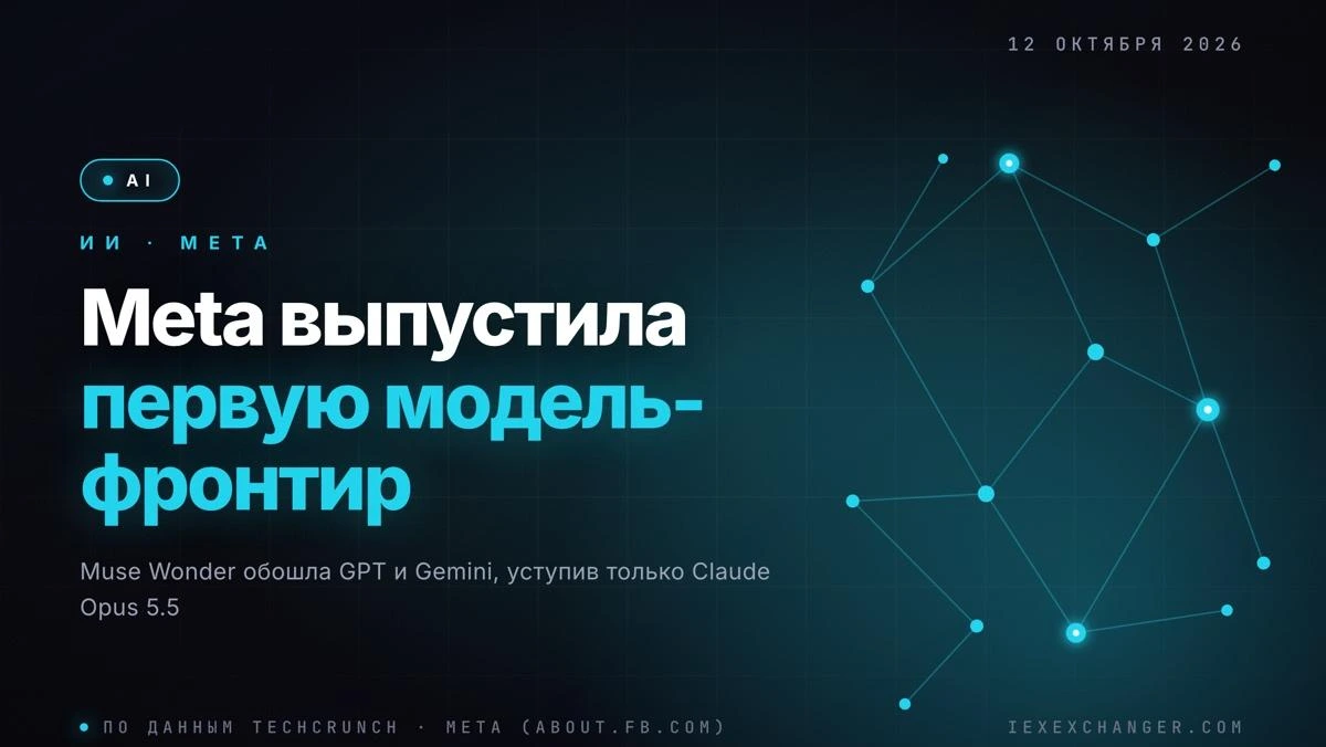 Meta выпустила первую топовую модель — и обошла почти всех, кроме Claude