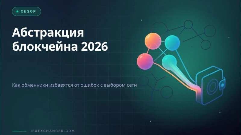 Блокчейн абстракциясы: айырбастау пункттері желі қатесінен арылады